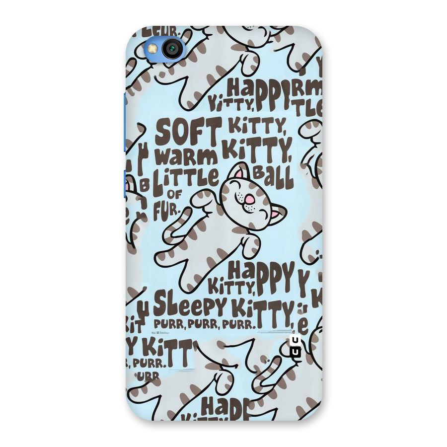 Kitty Pattern Back Case for Redmi Go