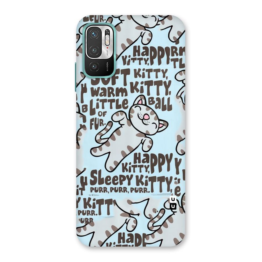 Kitty Pattern Back Case for Redmi Note 10T 5G