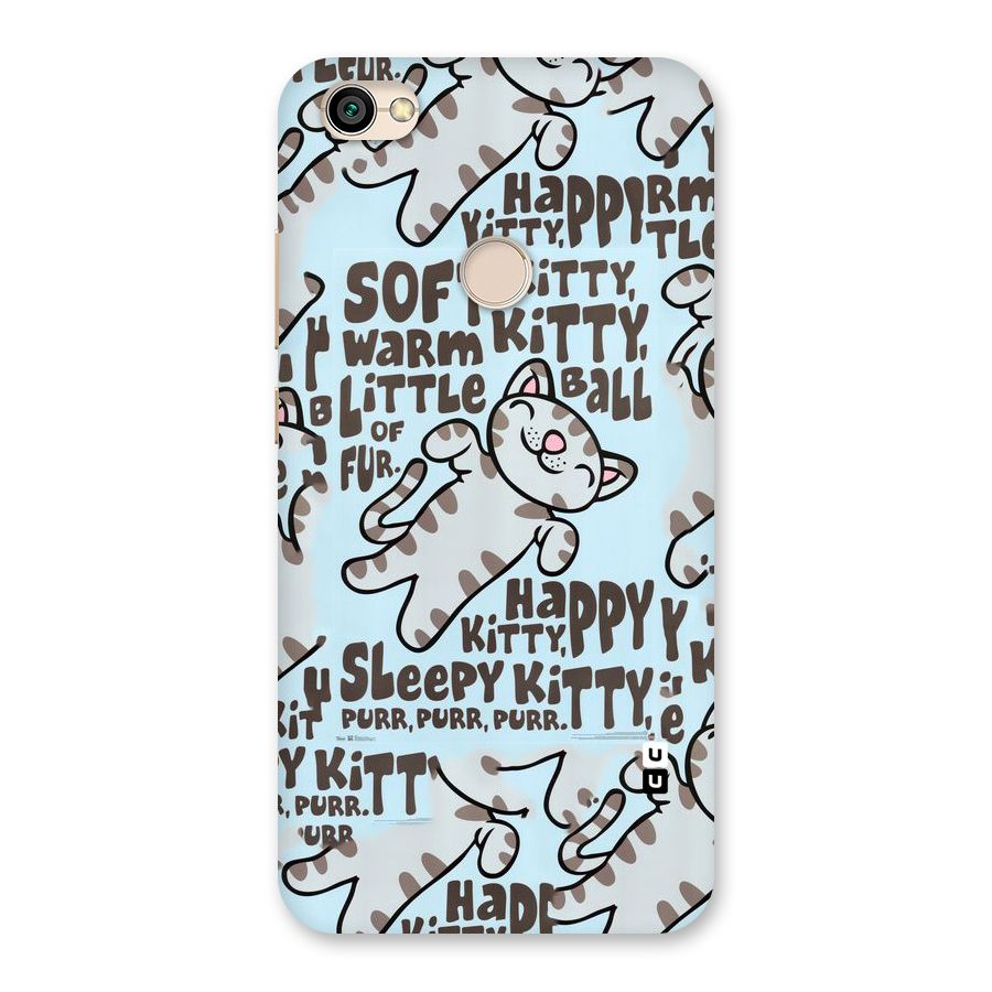 Kitty Pattern Back Case for Redmi Y1 2017