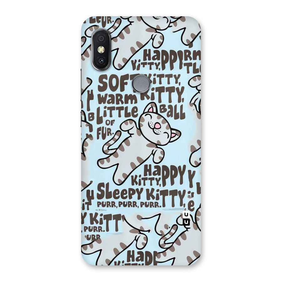 Kitty Pattern Back Case for Redmi Y2