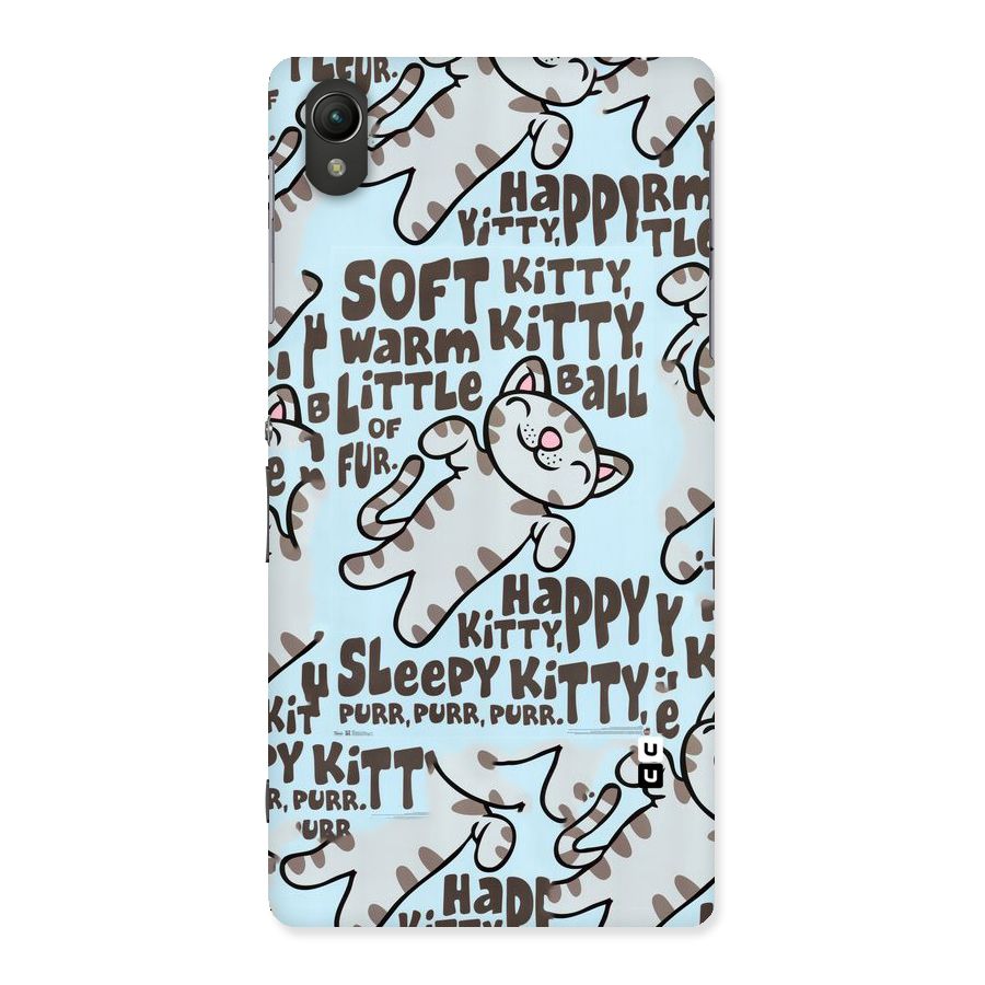 Kitty Pattern Back Case for Sony Xperia Z2