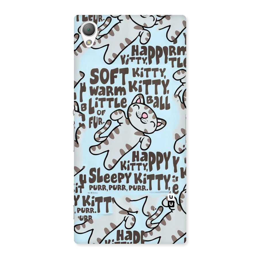 Kitty Pattern Back Case for Sony Xperia Z3