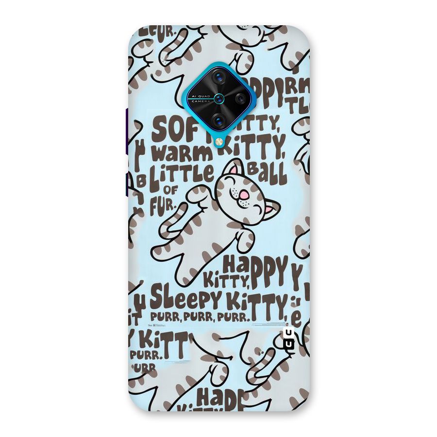 Kitty Pattern Back Case for Vivo S1 Pro
