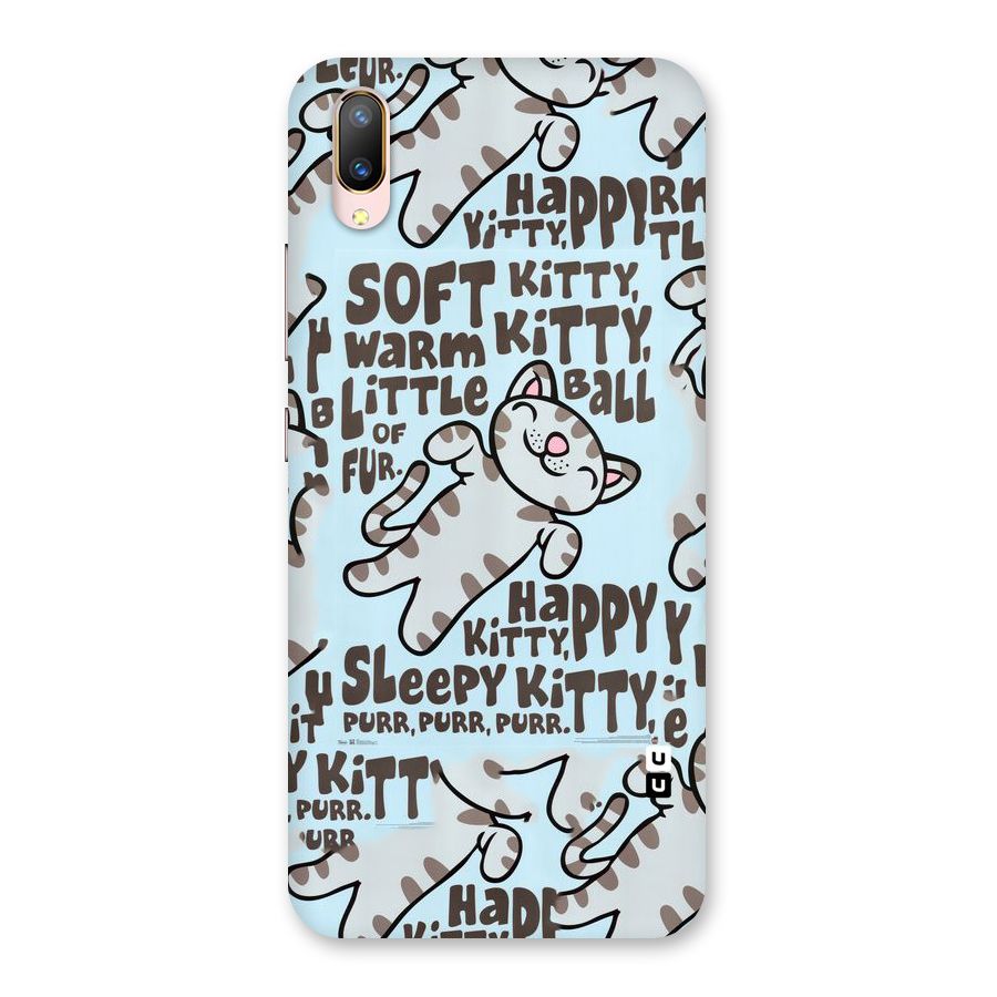 Kitty Pattern Back Case for Vivo V11 Pro