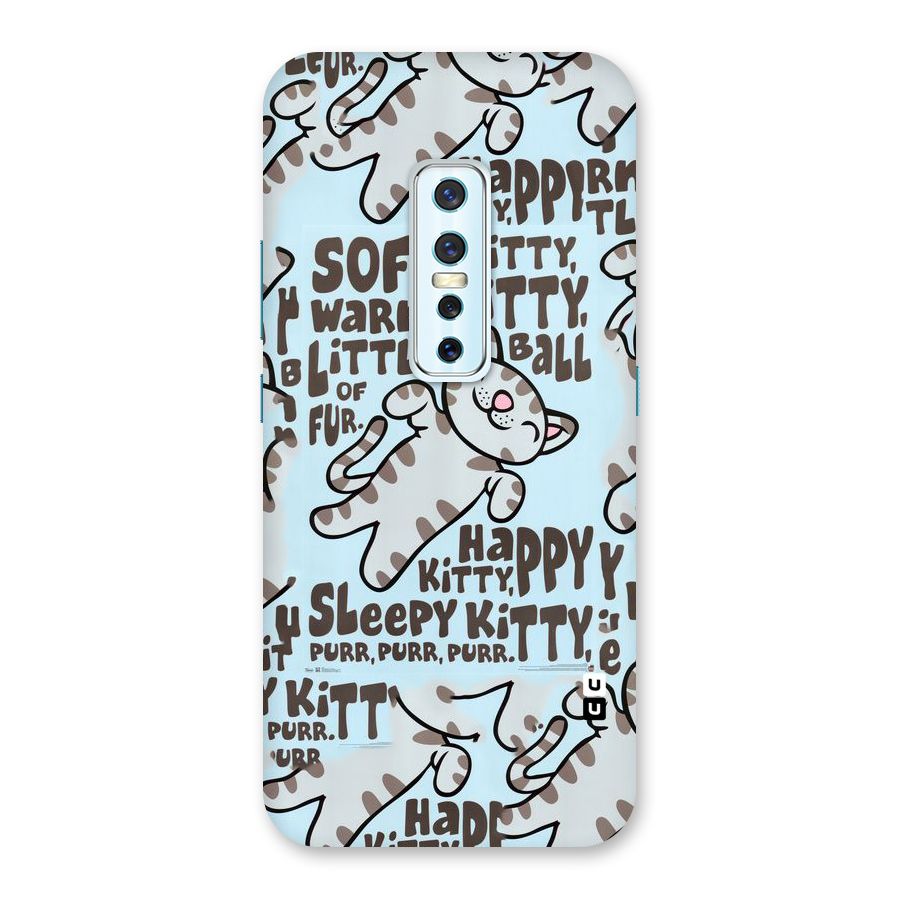 Kitty Pattern Back Case for Vivo V17 Pro