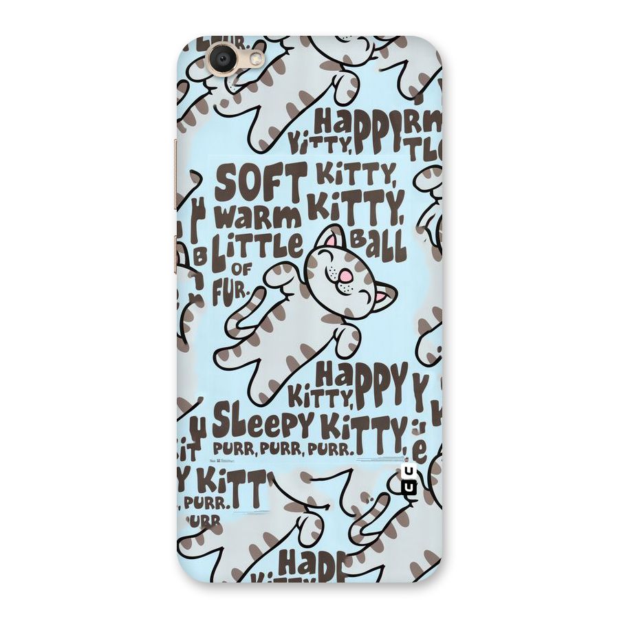 Kitty Pattern Back Case for Vivo V5