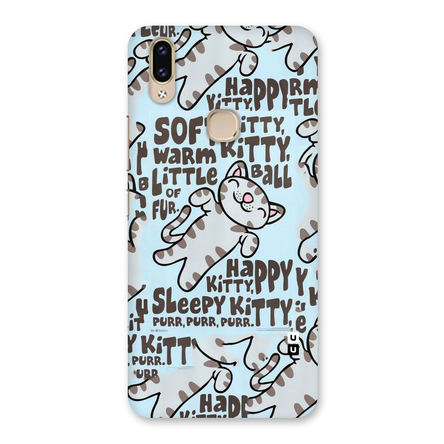 Kitty Pattern Back Case for Vivo V9 Youth