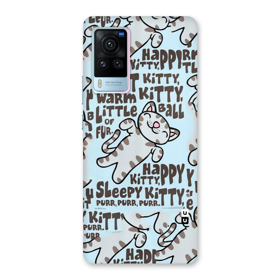 Kitty Pattern Back Case for Vivo X60 Pro