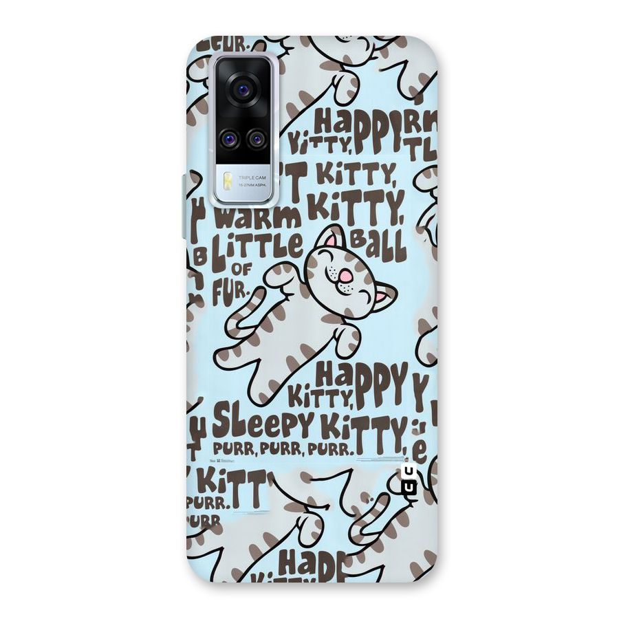 Kitty Pattern Back Case for Vivo Y31