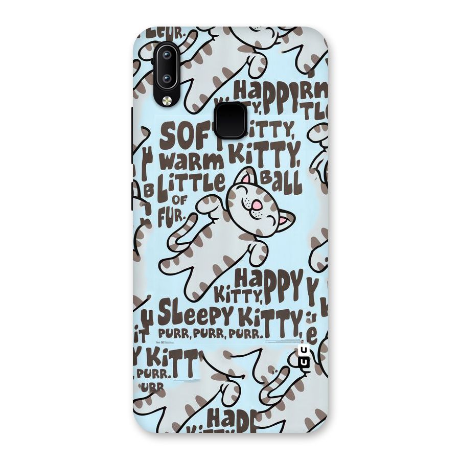 Kitty Pattern Back Case for Vivo Y93