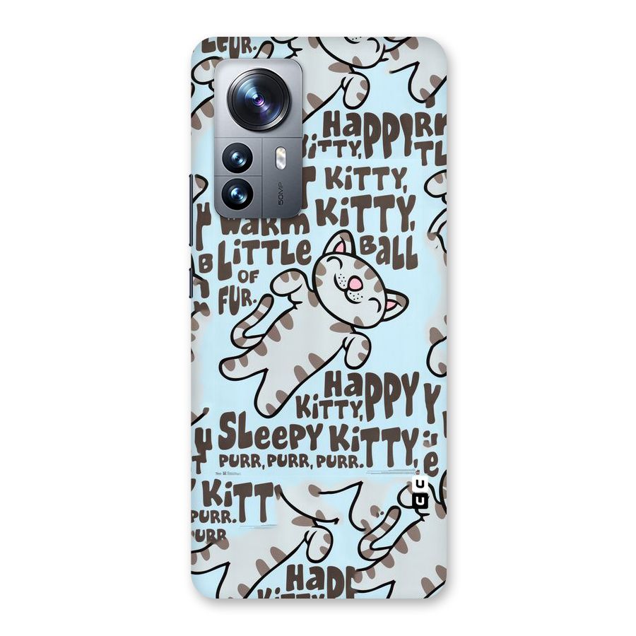 Kitty Pattern Back Case for Xiaomi 12 Pro