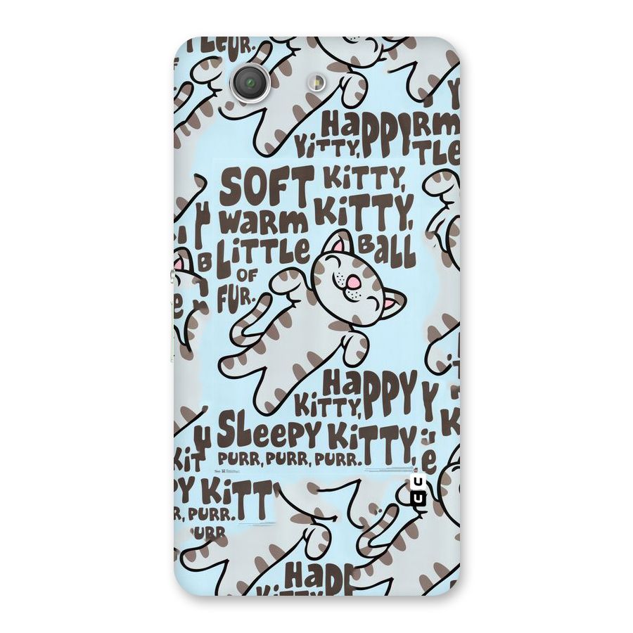 Kitty Pattern Back Case for Xperia Z3 Compact