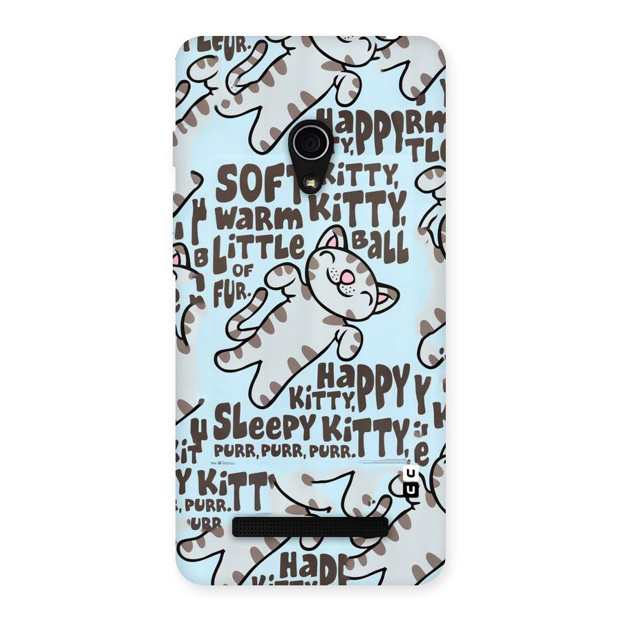 Kitty Pattern Back Case for Zenfone 5