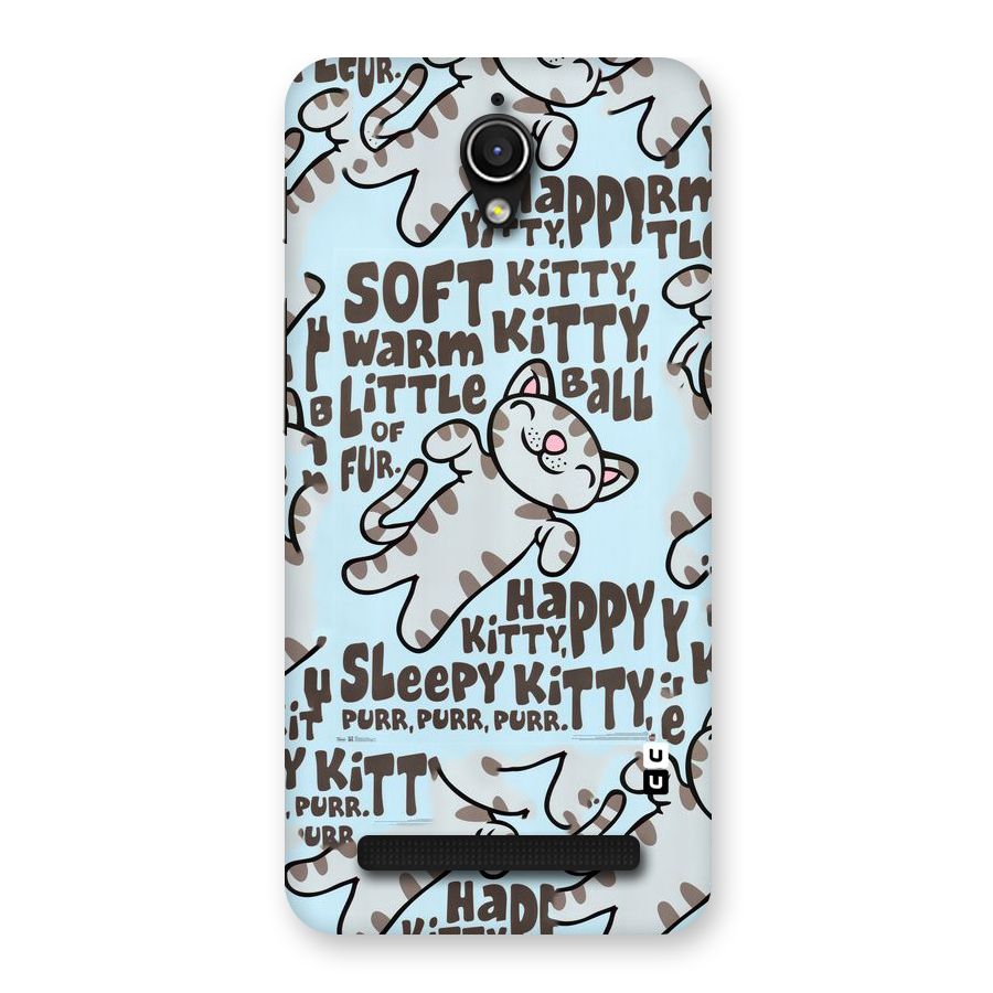 Kitty Pattern Back Case for Zenfone Go