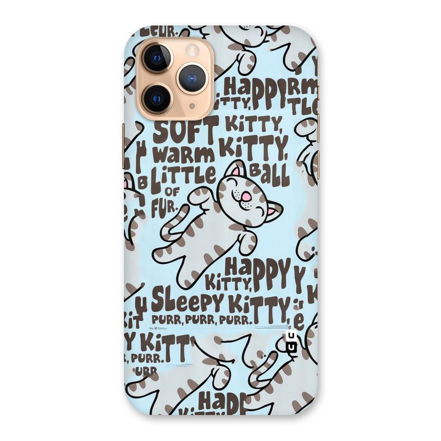 Kitty Pattern Back Case for iPhone 11 Pro