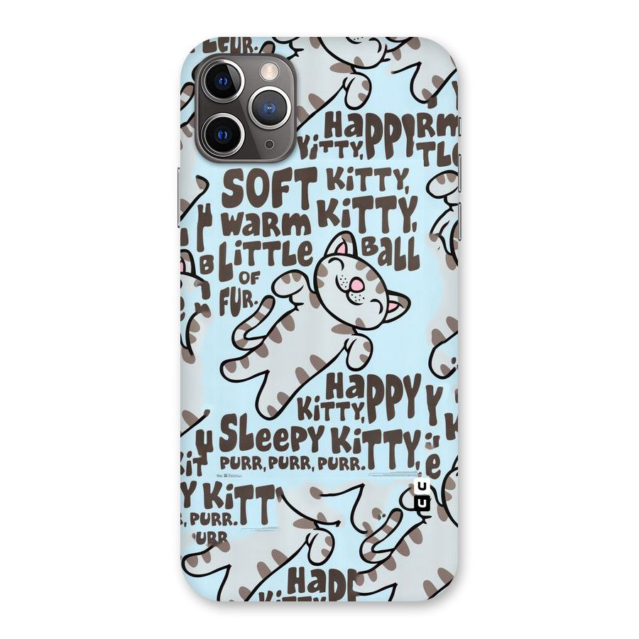 Kitty Pattern Back Case for iPhone 11 Pro Max