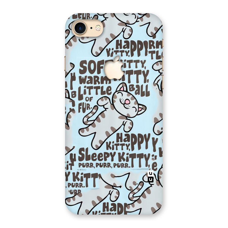 Kitty Pattern Back Case for iPhone 7 Apple Cut