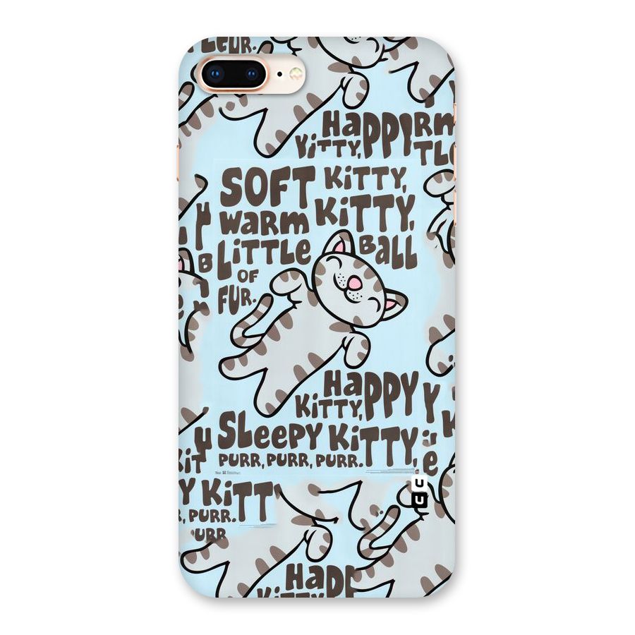 Kitty Pattern Back Case for iPhone 8 Plus