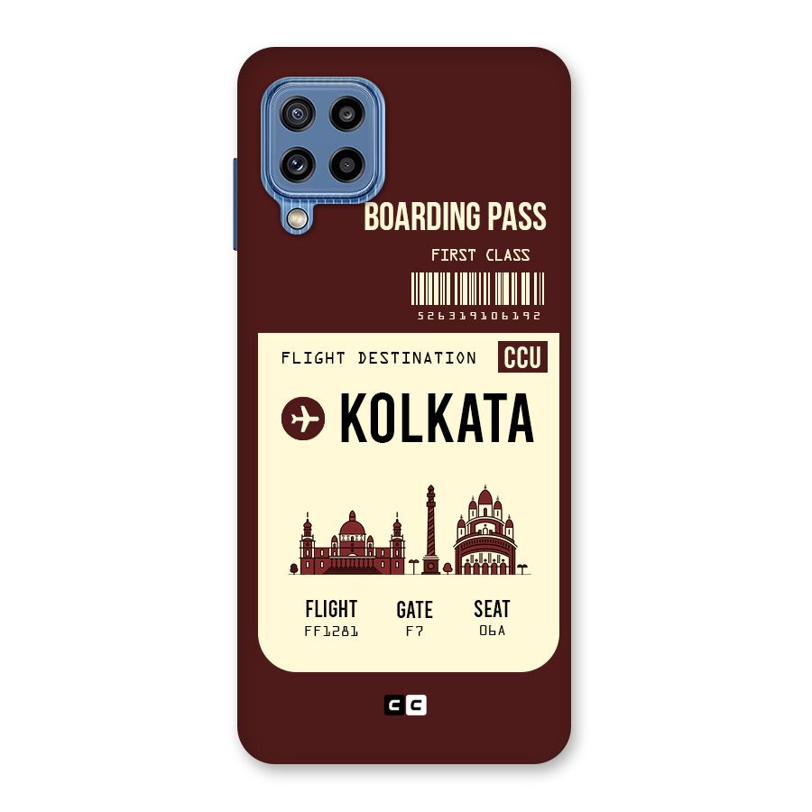Kolkata Boarding Pass Back Case for Galaxy M32