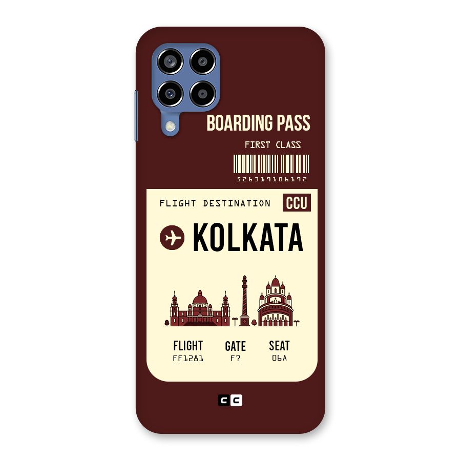 Kolkata Boarding Pass Back Case for Galaxy M53 5G