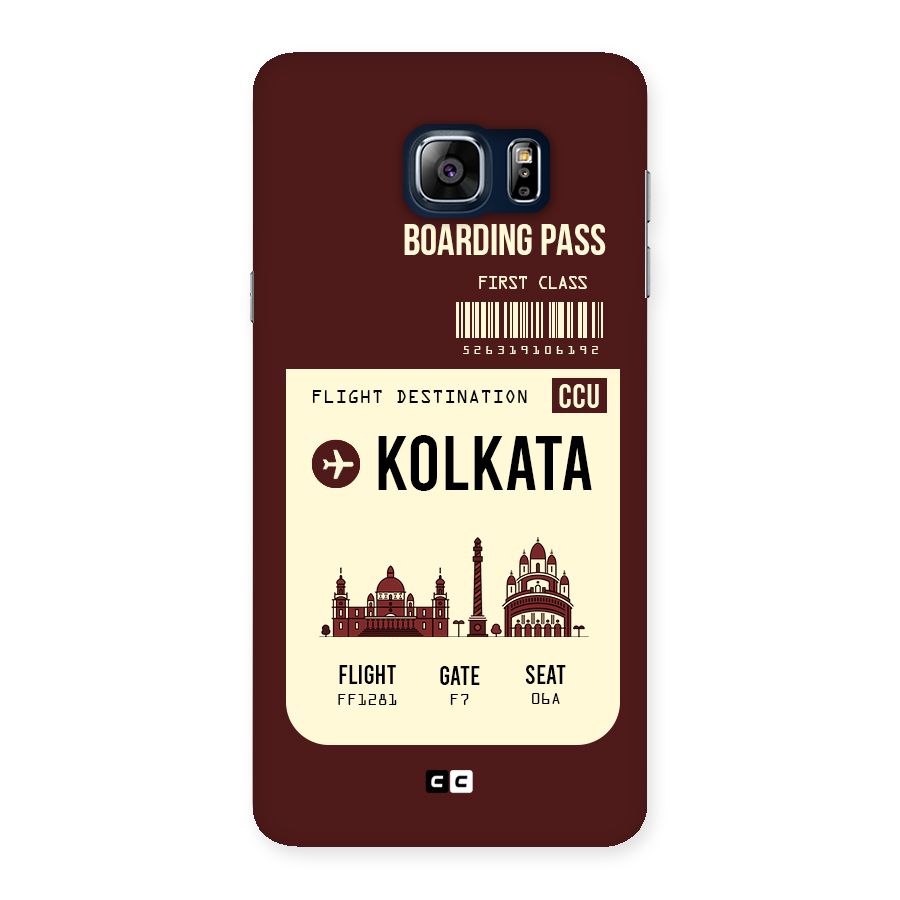Kolkata Boarding Pass Back Case for Galaxy Note 5