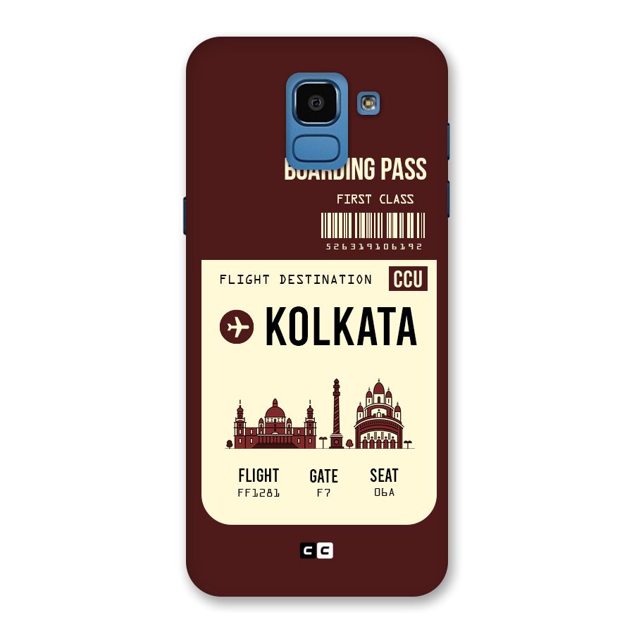 Kolkata Boarding Pass Back Case for Galaxy On6