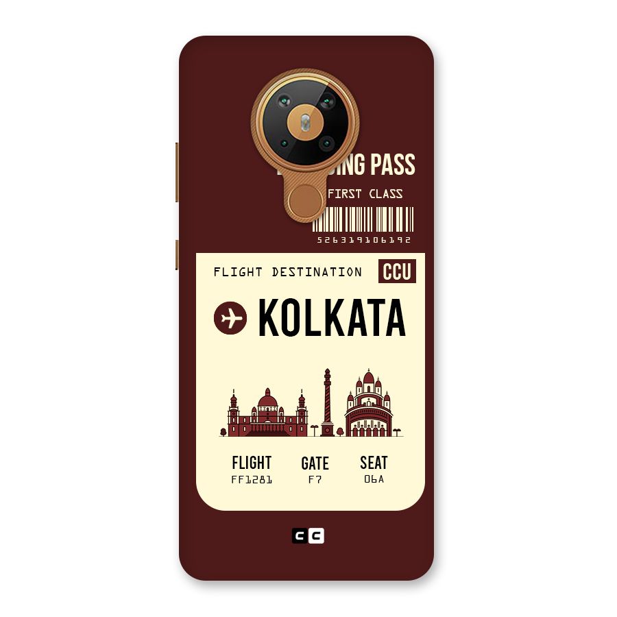Kolkata Boarding Pass Back Case for Nokia 5.3