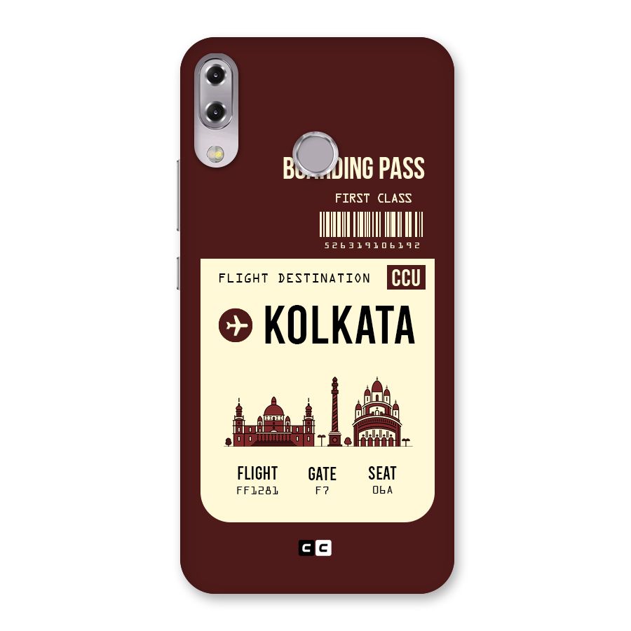 Kolkata Boarding Pass Back Case for Zenfone 5Z