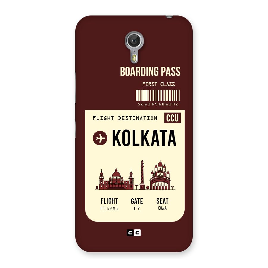 Kolkata Boarding Pass Back Case for Zuk Z1