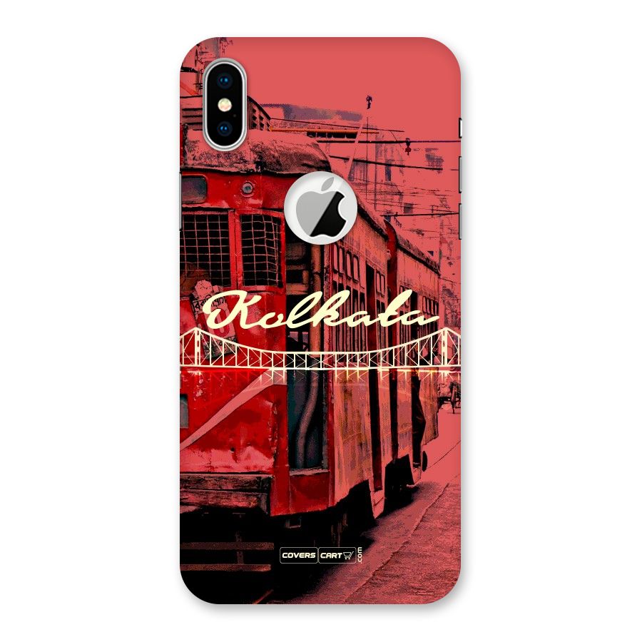 Kolkata Citystyle Back Case for iPhone X Logo Cut