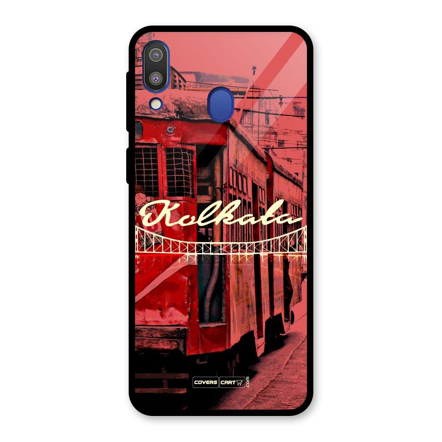 Kolkata Citystyle Glass Back Case for Galaxy M20