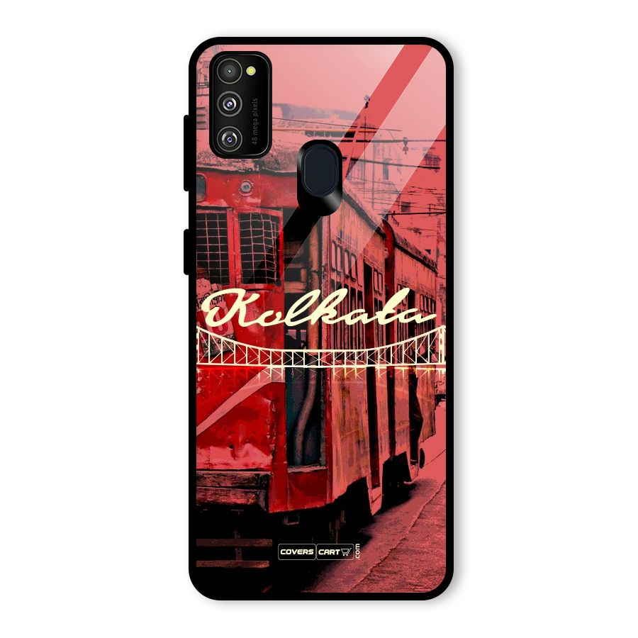Kolkata Citystyle Glass Back Case for Galaxy M30s
