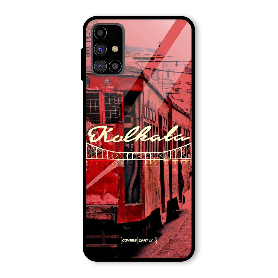 Kolkata Citystyle Glass Back Case for Galaxy M31s