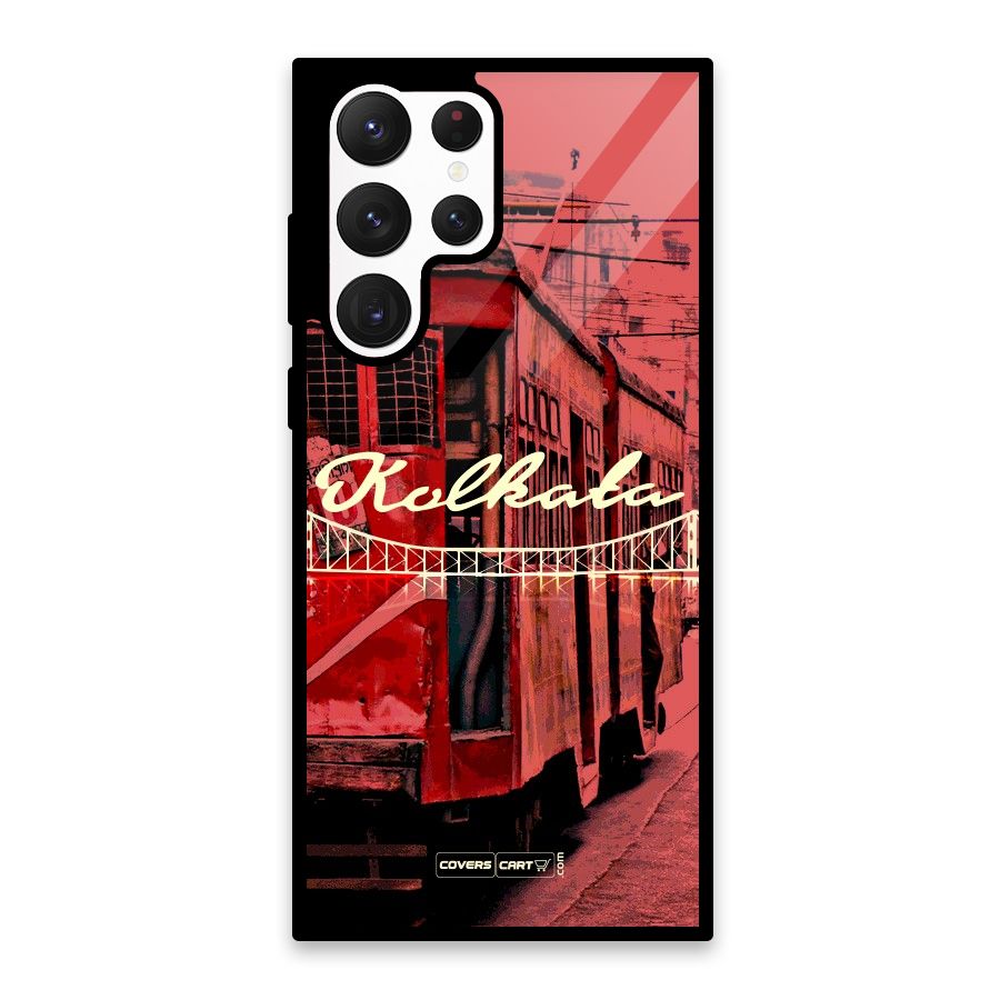 Kolkata Citystyle Glass Back Case for Galaxy S22 Ultra 5G