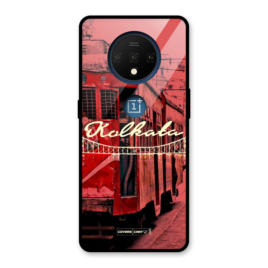 Kolkata Citystyle Glass Back Case for OnePlus 7T