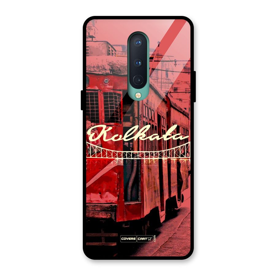 Kolkata Citystyle Glass Back Case for OnePlus 8