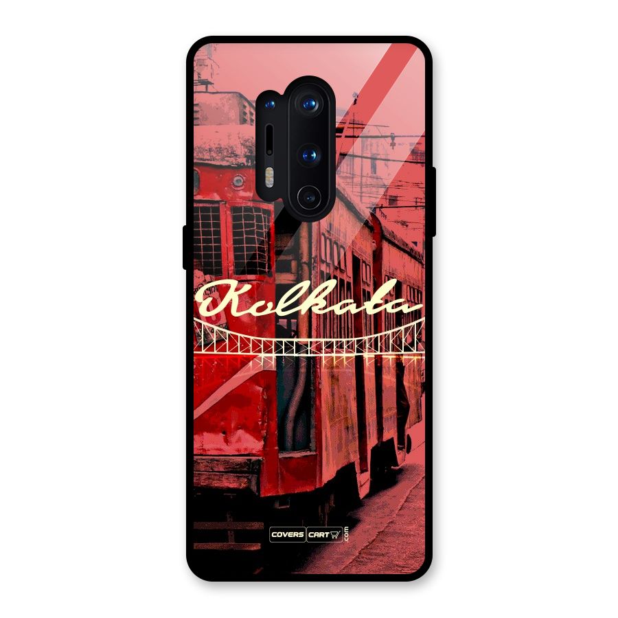 Kolkata Citystyle Glass Back Case for OnePlus 8 Pro