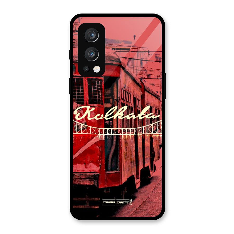 Kolkata Citystyle Glass Back Case for OnePlus Nord 2 5G