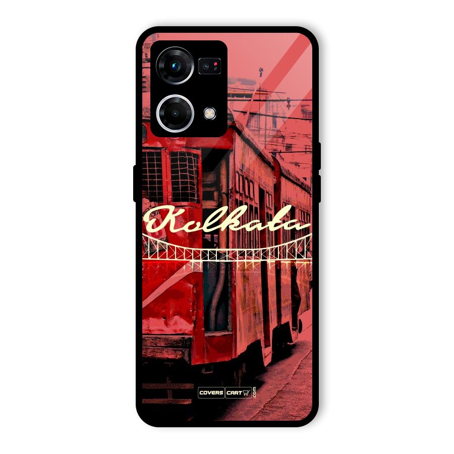 Kolkata Citystyle Glass Back Case for Oppo F21 Pro 4G