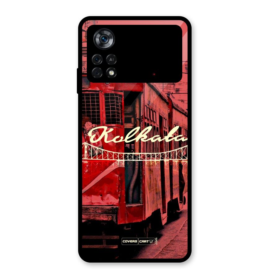 Kolkata Citystyle Glass Back Case for Poco X4 Pro 5G