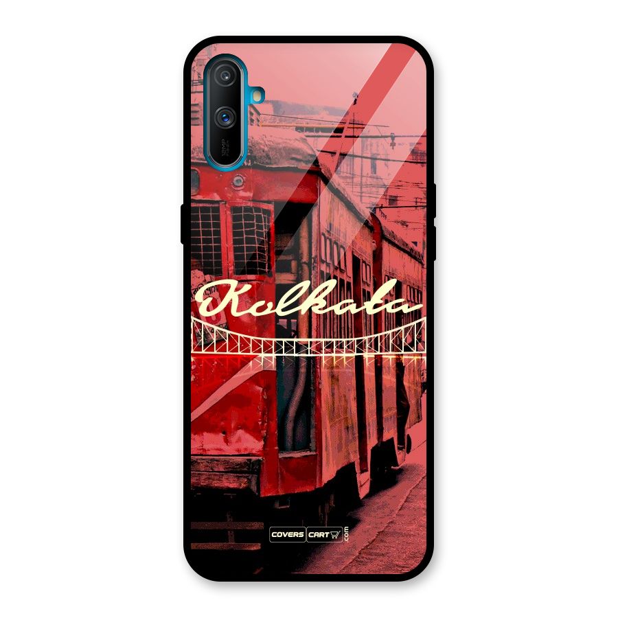 Kolkata Citystyle Glass Back Case for Realme C3
