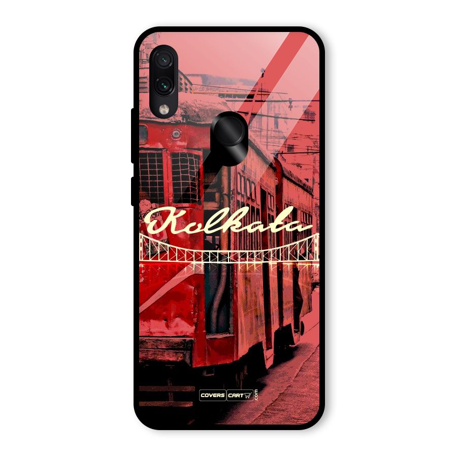 Kolkata Citystyle Glass Back Case for Redmi Note 7S