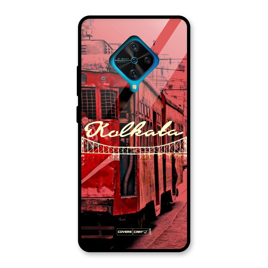 Kolkata Citystyle Glass Back Case for Vivo S1 Pro