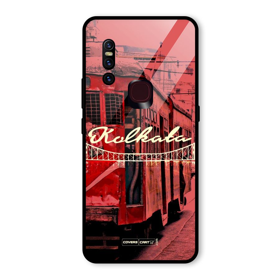 Kolkata Citystyle Glass Back Case for Vivo V15