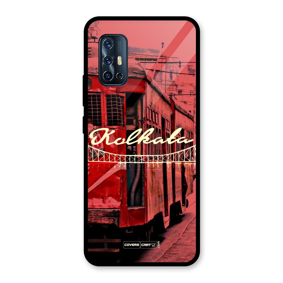 Kolkata Citystyle Glass Back Case for Vivo V17