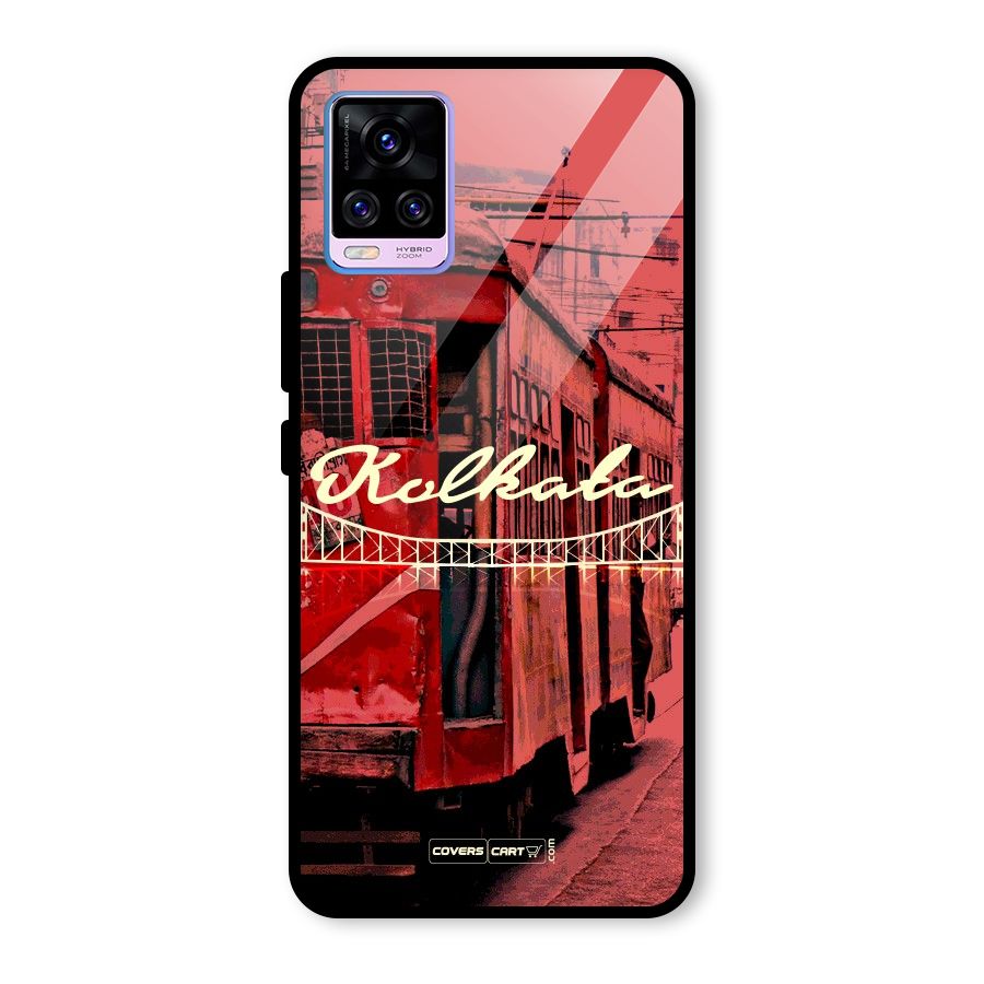 Kolkata Citystyle Glass Back Case for Vivo V20 Pro