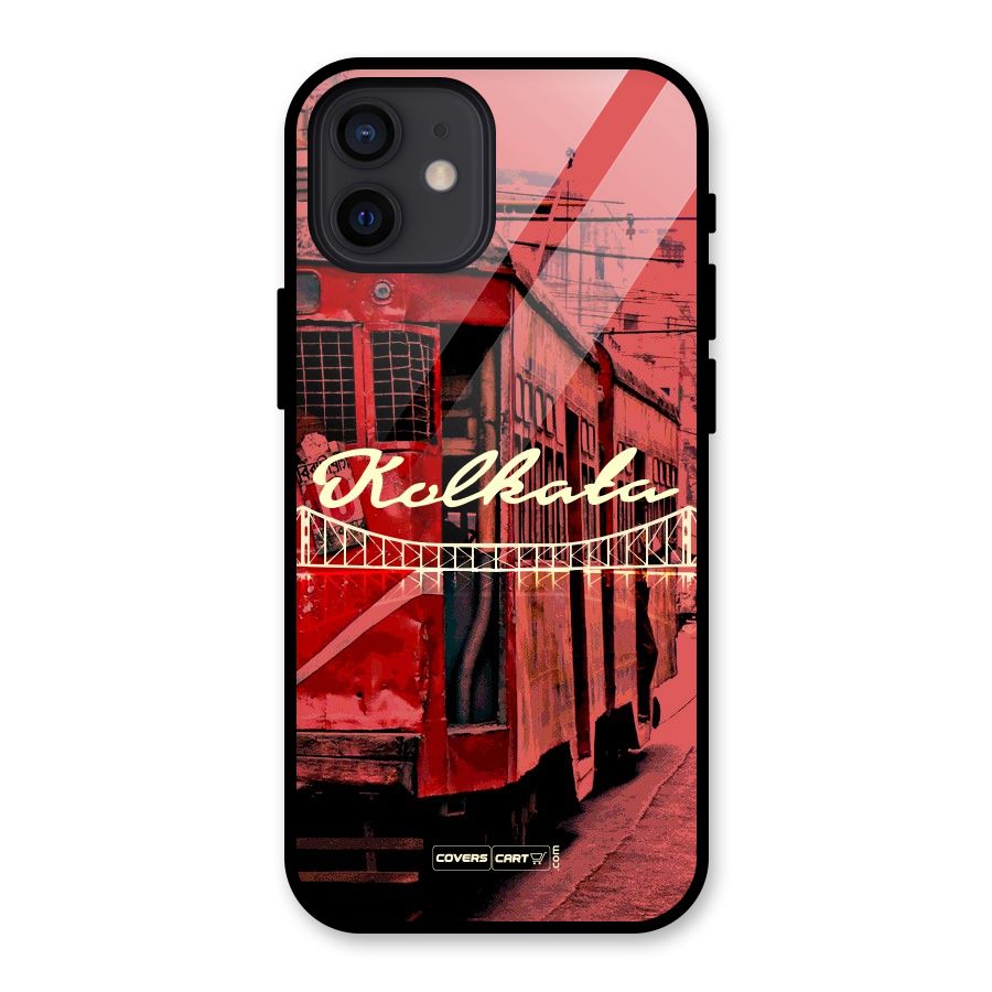 Kolkata Citystyle Glass Back Case for iPhone 12