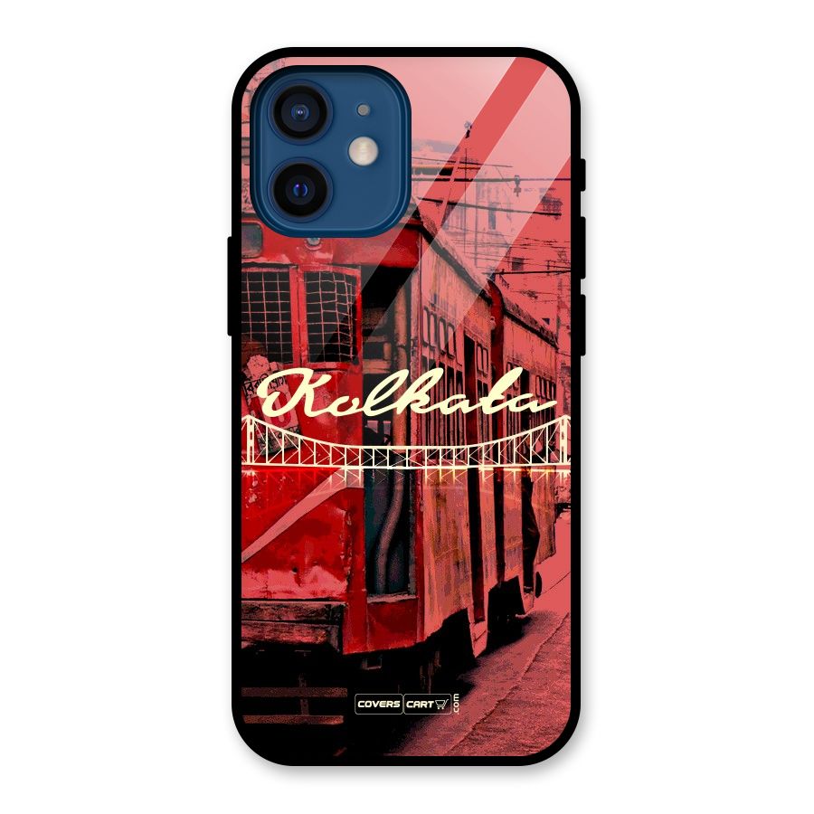 Kolkata Citystyle Glass Back Case for iPhone 12 Mini