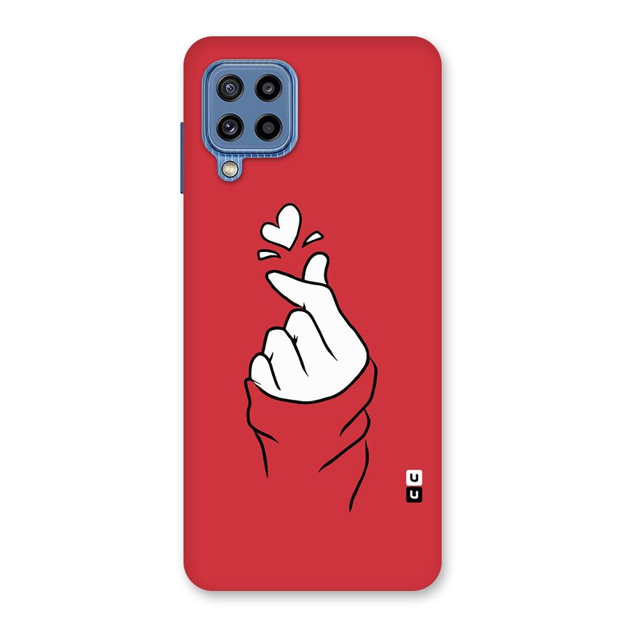 Korean Love Sign Back Case for Galaxy M32