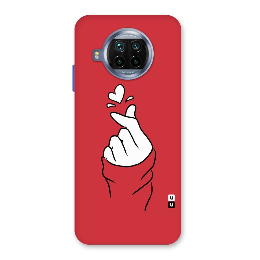 Korean Love Sign Back Case for Mi 10i